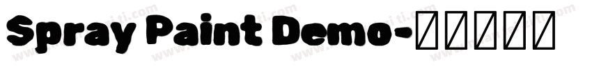 Spray Paint Demo字体转换